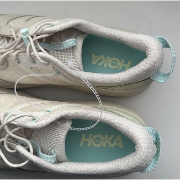 HOKA U Bondi B3 Oat Milk W 14/M 13 Sneaker Cushioned Mesh Activewear Casual Run - Picture 7 of 12